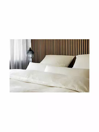 ELEGANTE | Damast Bettwäsche PAISLEY 70x90cm/140x220cm Weiss | creme